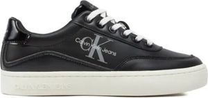 Damen Schuhe Calvin Klein Jeans Classic Cupsole Low Lace Sport Turnschuhe schwarz 37