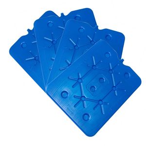 ToCi XXL Kühlakku 4er Set | Freezeboard (32x25 cm) mit je 800 ml | 2 blaue Kühlelemente Iceakku für die Kühltasche Kühlbox Eisbox