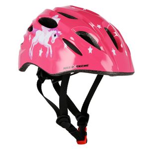 Mtw01 Różowy Rozmiar.s (47-55 Cm) Kask Z Migaczem Nils Extreme