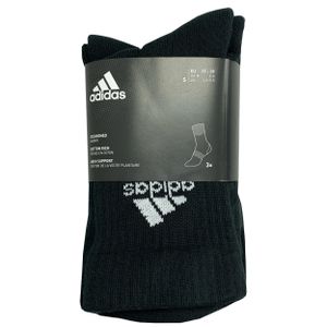 Ponožky ADIDAS Cush Crew Neck 3 Pack Black Čierna 37-39