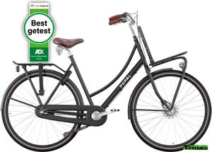 Popal Transportfahrräder Damen Daily Dutch Prestige 28 Zoll 47 cm Damen 3G Rücktrittbremse Mattschwarz