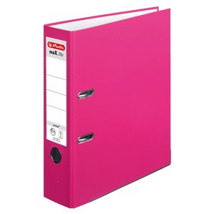 Herlitz Ordner maX.file protect Rückenbreite: 80 mm DIN A4 pink