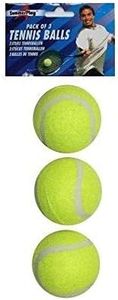 GEBRO Tennisbälle 3er Set, für Freizeit, Spiel und Spaß