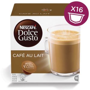 Nescafe Dolce Gusto Cafe Au Lait 16 kapsułek dla pełnej przyjemności picia kawy 160g