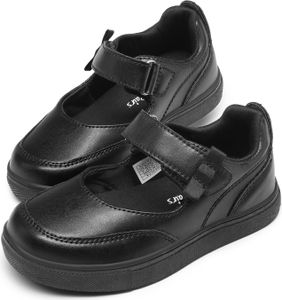 DREAM PAIRS Mädchen Mary Jane Ballerina Flache Schuhe Elegante Schulschuh Preppy-Stil,Size 33.5,SCHWARZ,SDFS2323K