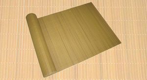 Paraván a větrná clona PVC 90x1000 cm bambusová