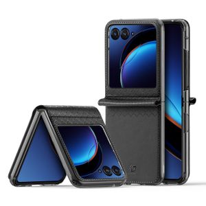 Leder-Brieftasche für Motorola Razr 40 Ultra Dux Ducis Bril – schwarz