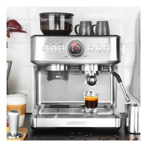 Gastroback Design Advanced Duo, Espressomaschine, 2,8 l, Kaffeebohnen, Eingebautes Mahlwerk, 3000 W, Edelstahl