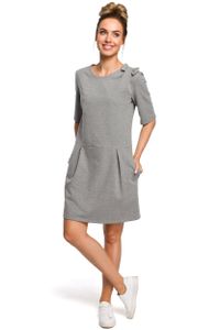 Made of Emotion Minikleid für Frauen Axelin M422 grau S