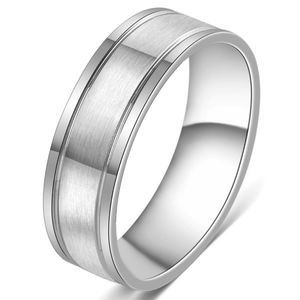 Ring rostfreier Edelstahl Fingerring Uni Partnerring Durchmesser 17,3mm Umfang 54mm US-Größe 7 EU-Größe 54 (SCHMAL) Schmuck Silber