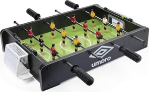 Umbro Kompletný stolný futbal s 12 hráčmi Vrátane 2 stolných futbalových loptičiek Mini futbal Čierna