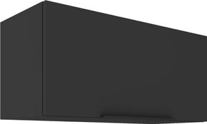 Kondela Oberer Küchenschrank Siber 80 GU-36 1F - schwarz