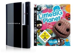 PlayStation 3 Konsole 80 GB Little Big Planet Pack  PS3 ()