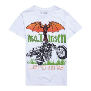 Meat Loaf - "Bat Out Of Hell" T-Shirt für Herren/Damen Unisex RO3946 (L) (Weiß)