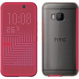HTC HC M232 Dot View Ice Premium Cover für One M9 in pink