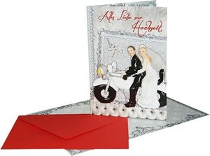 Hochzeit Klappkarte Motorrad Hochzeit Klappkarte Motorrad
