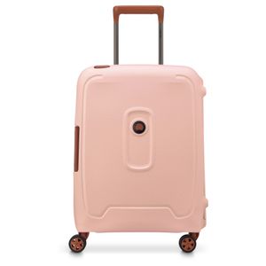 DELSEY PARIS Moncey 4 Double Rolls Cabin Trolley Slim 55 Pink lachsfarben