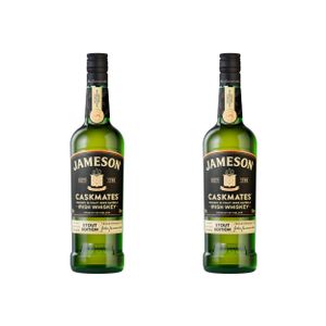 Jameson Caskmates Whiskey Stout Edition 2er Set, Irish Whisky, Schnaps, Spirituose, Alkohol, Flasche, 40 %, 2x700 ml