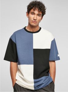 Starter - Herren Patchwork Oversize T-Shirt VINTAGEBLUE/BLACK/PALEWHITE S