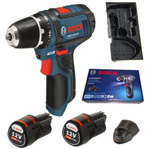 Bosch GSR 10,8-2-LI Professional, Lithium-Ion (Li-Ion), 10.8 V, 2.0 Ah, 169 mm, 178 mm, 950 g