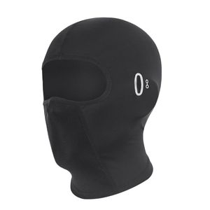 INF Multifunktionale Fahrradmaske, Unisex-Gesichtsmaske, bequem und atmungsaktiv Schwarz