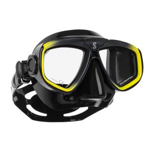 Scubapro Zoom EVO Tauchmaske, Farbe:schwarz/gelb