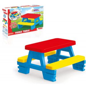 Dolu Kinder Tisch Picknicktisch Sitzgruppe Bank Sitzgarnitur Spieltisch Gartenmöbel