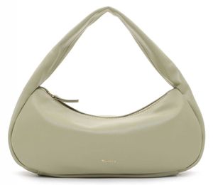 Tamaris Damen Schultertasche Beutel klein breiter Riemen slouchy Leana 32130, Farbe:Grün