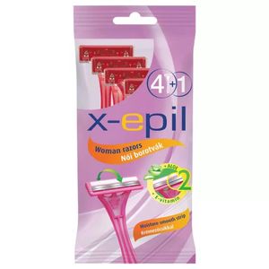 X-Epil - jednorazová dámska dvojčepeľová žiletka (5 ks)