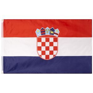 Einheitsgröße MW-24|Kroatien Flagge MUWO "Nations Together" 90 x 150 cm