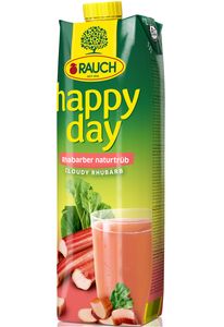 Rauch Happy Day Rhabarber Rhubarb Fruchtsaft fruchtig herb 1000ml
