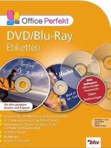 OfficePerfect - DVD-Blu-Ray Etiketten von BHV Software GmbH