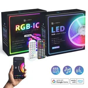 Lideka® - LED pásek CRI 95 - RGB 10M + RGBIC 5M - S dálkovým ovladačem