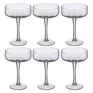 Cocktailgläser-Set coupe MIDNIGHT, 250 ml, 6-teilig