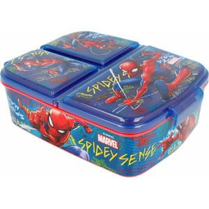 Multibox na svačinu Spiderman Grafiti se 3 přihrádkami