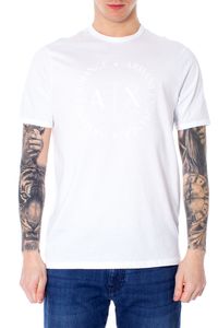 ARMANI EXCHANGE T-shirt Herren Baumwolle Weiß GR36538 - Größe: M