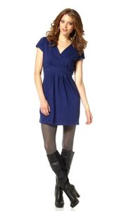 Chillytime Kleid m. Raffungen, blau Kleider Größe: 38