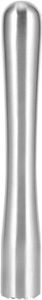 FNCF Edelstahl Dauerhafte Eiszerkleinerungsstange mit konkav-konvexem Kopf Cocktail Mixing Muddler Tools Bar Zubehör (22.5cm)