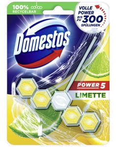 Domestos Power 5 Limettenfrische WC-Reiniger - 55g