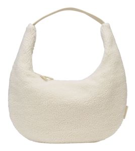 Marc O'Polo Schultertasche Fija Hobo Bag Chalky Sand weiß