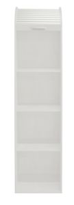 Jalousieschrank "Jalousieschrank" in weiß matt lack / weiß mit 2 Einlegeböden. Abmessungen (BxHxT) 46x192x44 cm