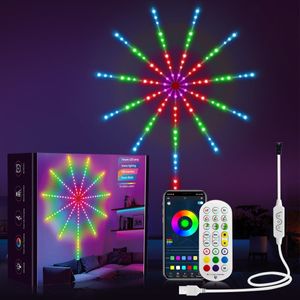 Bluetooth LED Feuerwerks Lichter Sync Musik für Weihnachten Party Bar