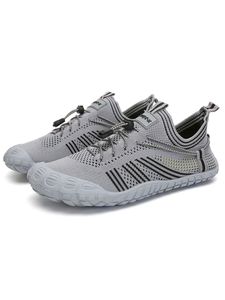 Unisex-Sportschuhe Mesh-Gewebe Atmungsaktive Freizeitschuhe Flache Schuhe,Farbe:Grau,Größe:36