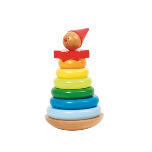 Goki Stacking tumbling man Peppo, 2 lat(a), Drewno, Wielobarwny