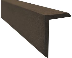 Ukončovacia lišta pre terasové dosky WPC 40 x 60 x 2200 mm hnedá