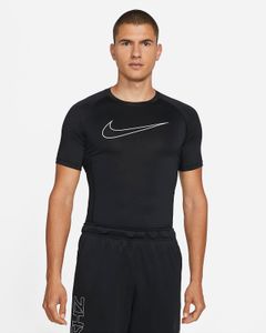 Nike M Np Df Tight Top Ss Black/White S