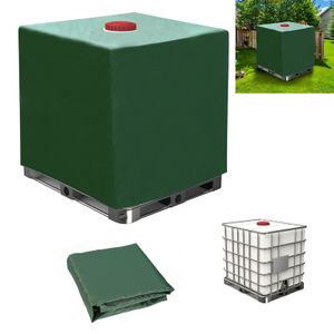 Jopassy kryt kontajnera na vodu krycia plachta 1000 L IBC kryt kontajnera kontajnera UV fólia ochranný kryt ochranná plachta ochranný kryt sudy na dážď - 120x100x116 cm sudy na dážď