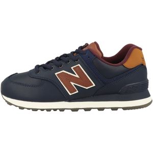 New Balance Classic 574 Leather - Herren Schuhe Blau ML574 ML574OMC , Größe: EU 44 US 10