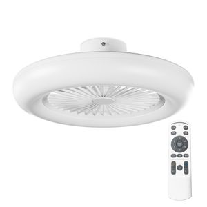 Stropní ventilátor Noaton s osvětlením 11055W Callisto, bílý, LED stmívatelný, 3 teploty barev, dálkové ovládání, časovač, průměr 55 cm Stropní ventilátor Noaton s osvětlením 11055W Callisto, bílý, LED stmívatelný, 3 teploty barev, dálkové ovládání, časovač, průměr 55 cm