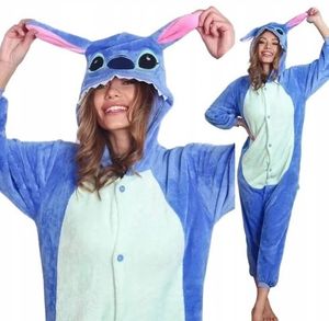 Springos Pyjamas einteilig kigurumi jumpsuit Stich S 154-160 +/- 5CM